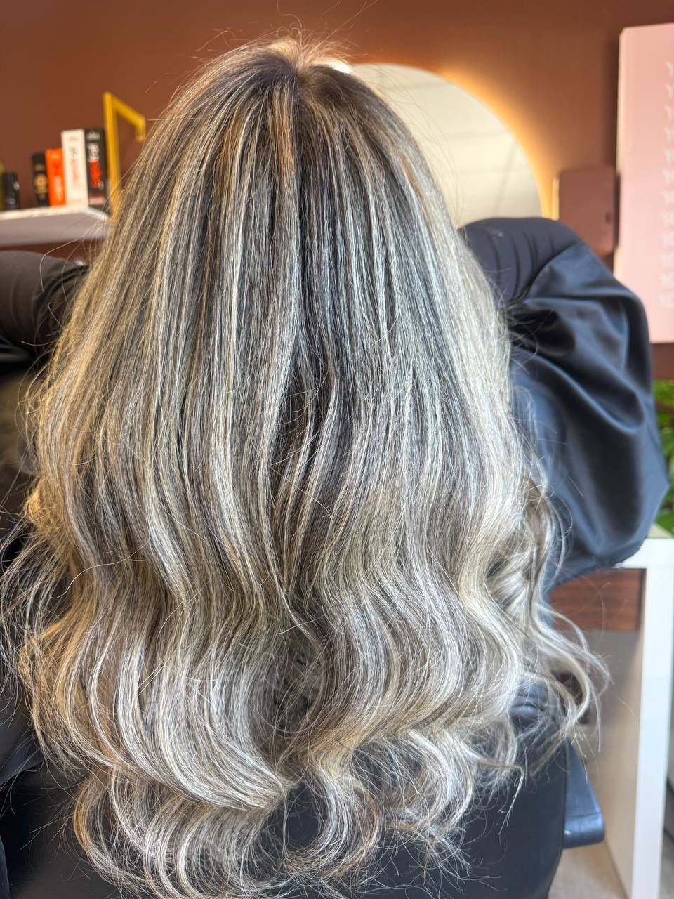 Hair transformation at Beauty Space, Dracut MA — luminous blonde
